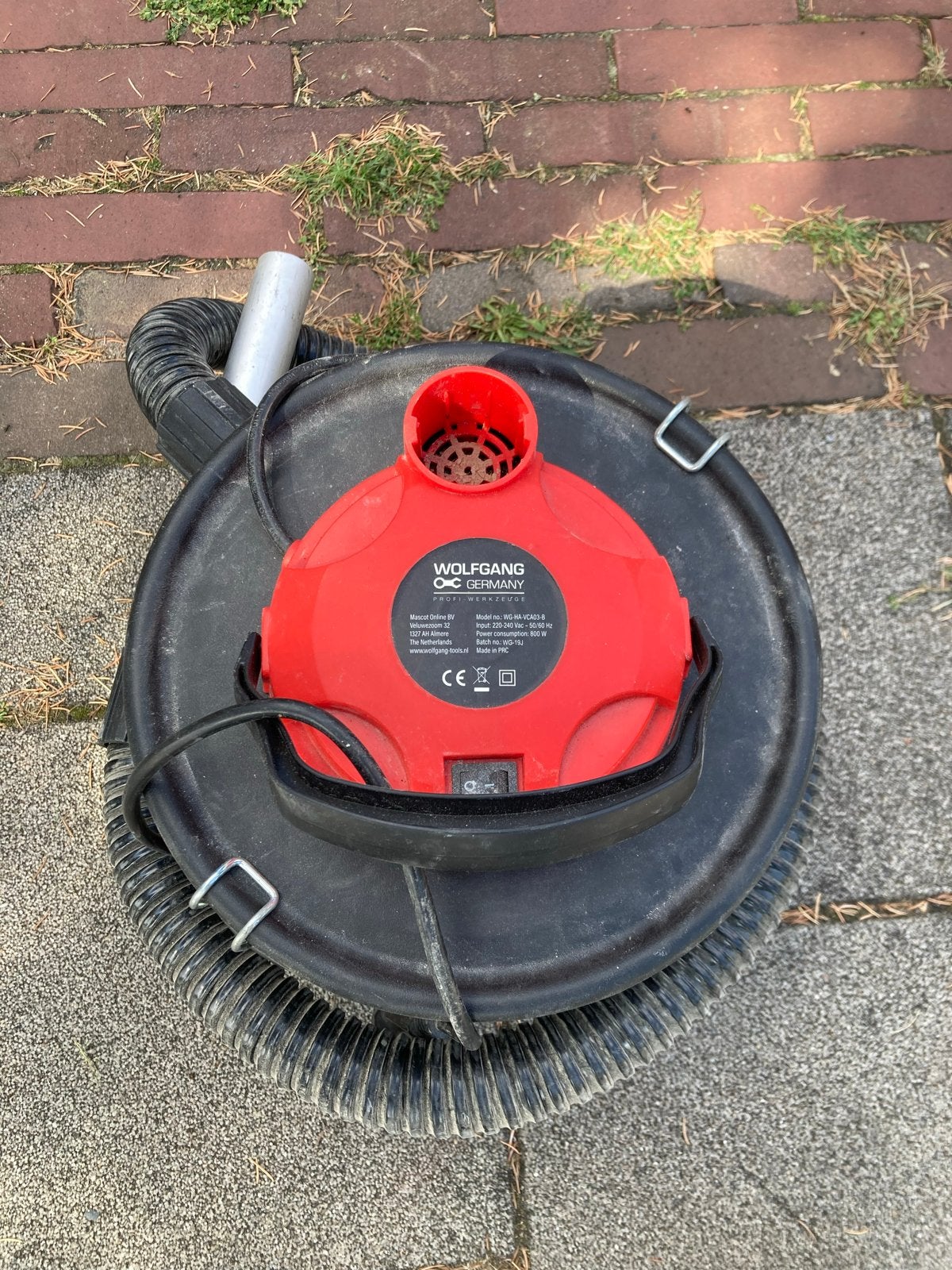 Wolfgang Germany Industriële Stofzuiger - Gebruikt, Witgoed en Apparatuur, Ophalen, Gebruikt, Industriële stofzuiger, Minder dan 1200 watt