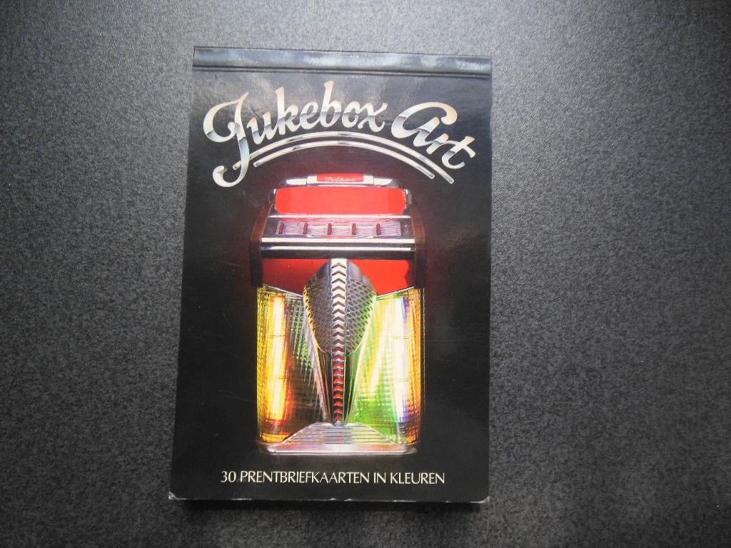 ansicht jukebox art postkaarten prent decoratie verzamel, Nieuw, Ophalen of Verzenden, Voor 1940, Prent