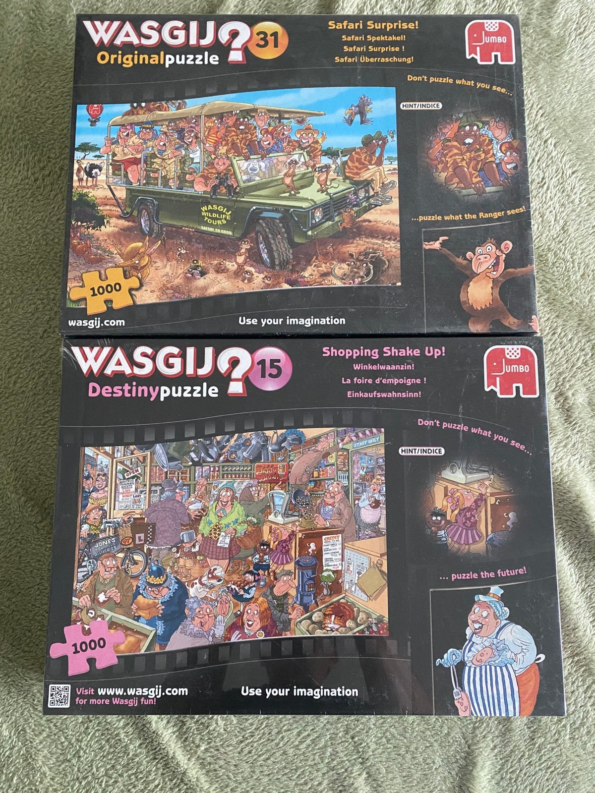 2 nieuwe wasgij puzzels., Ophalen, 500 t/m 1500 stukjes, Nieuw