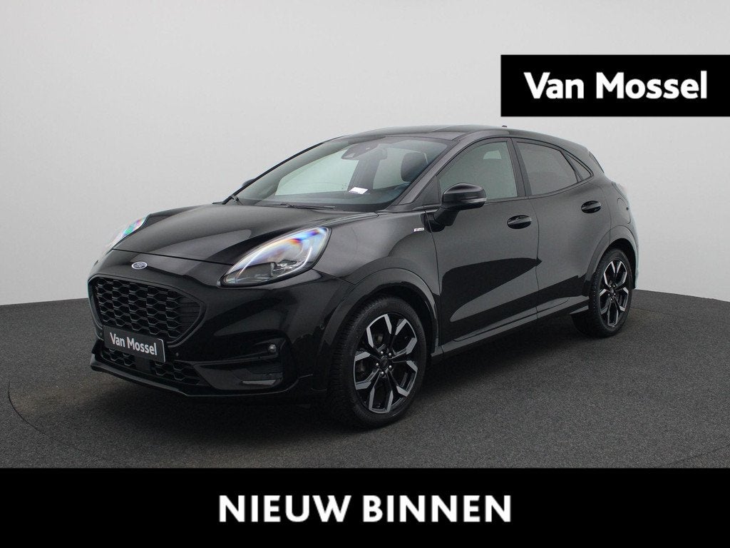 Ford Puma 1.0i Ecoboost mHEV 92kW ST-Line X | Adaptive Cruis, Voorwielaandrijving, 12 maanden, Zwart, Automatische klimaatregeling