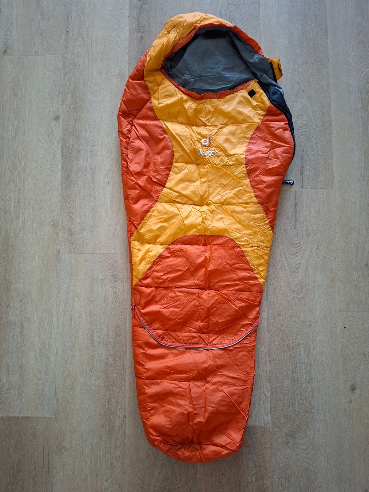 Deuter Little Star EXP kinderslaapzak oranje (95-130cm), Ophalen of Verzenden, Gebruikt