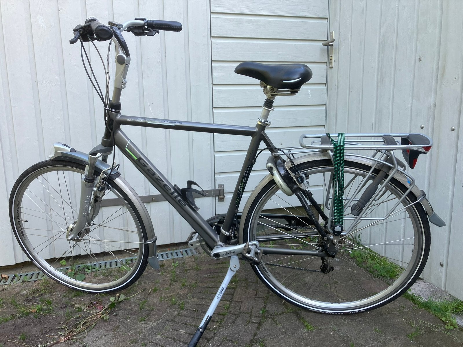 Z.g.a.n. Gazelle Lausanne Goldline Design herenfiets 57, Ophalen, Versnellingen, Zo goed als nieuw, 57 tot 61 cm