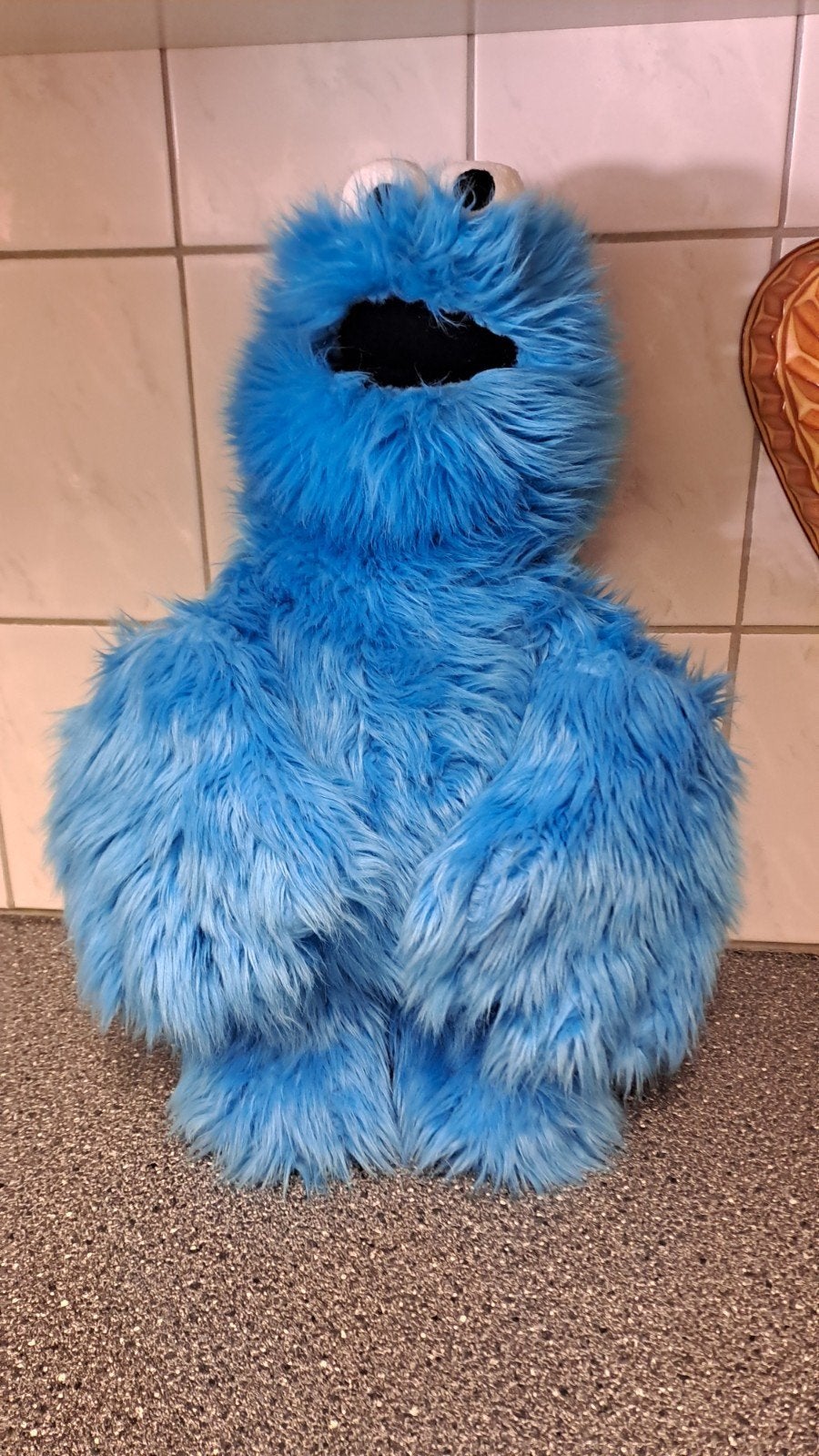 Koekiemonster handpop - Sesamstraat - Blauw pluche, Info@licensinggroup.de, Overige merken, Overige karakters, Overige typen
