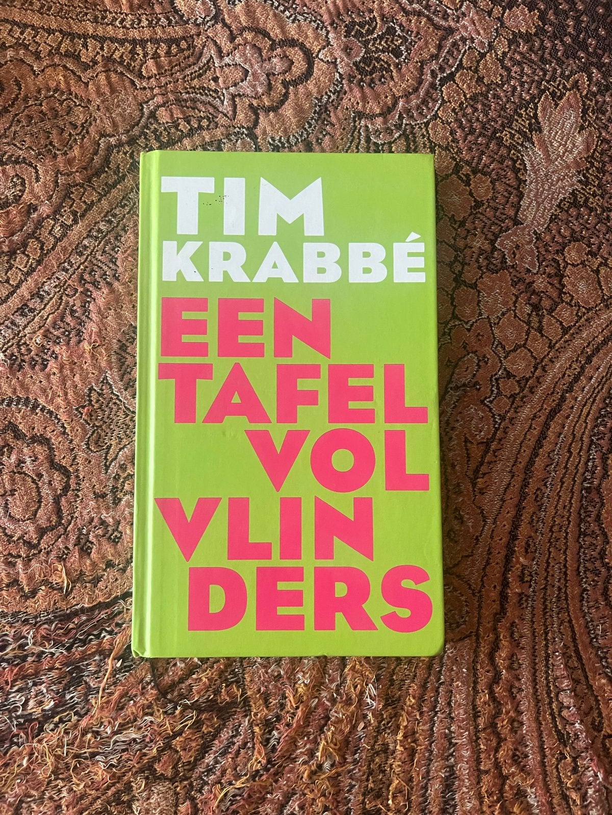 Tim Krabbé - Een tafel vol vlinders, Verzenden, Zo goed als nieuw, Nederland
