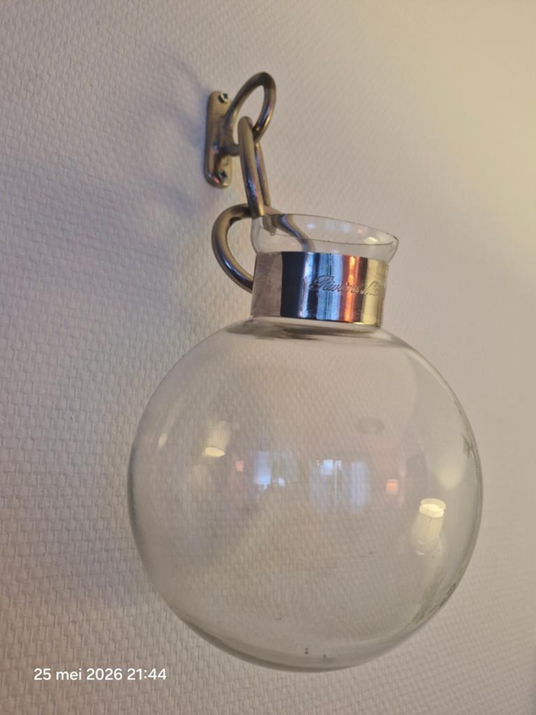 3x Riviera Maison hangvaasje glas/metaal, Ophalen