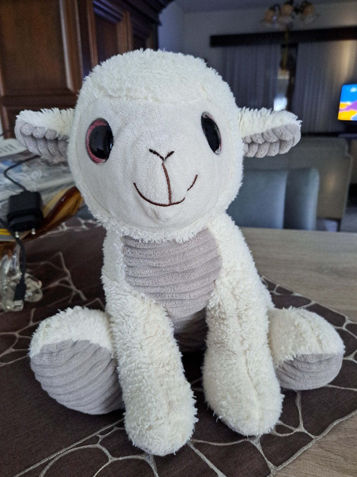 Te koop zeer leuke knuffel schaap, Ophalen of Verzenden, Overige typen