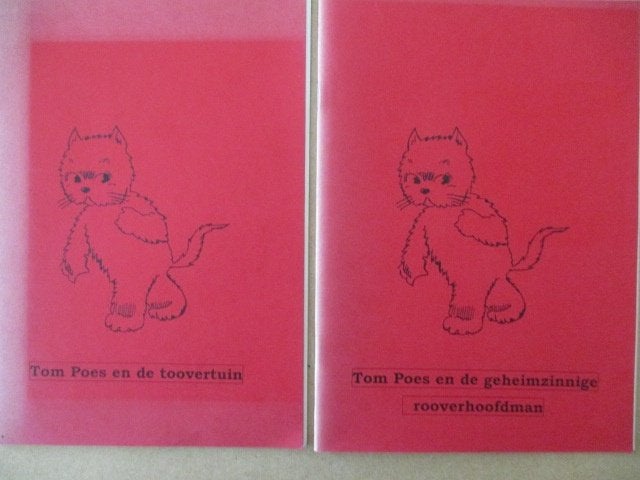 w0556 tom poes 2x rode boekjes, Boeken, Stripboeken, Meerdere stripboeken, Ophalen, Gelezen