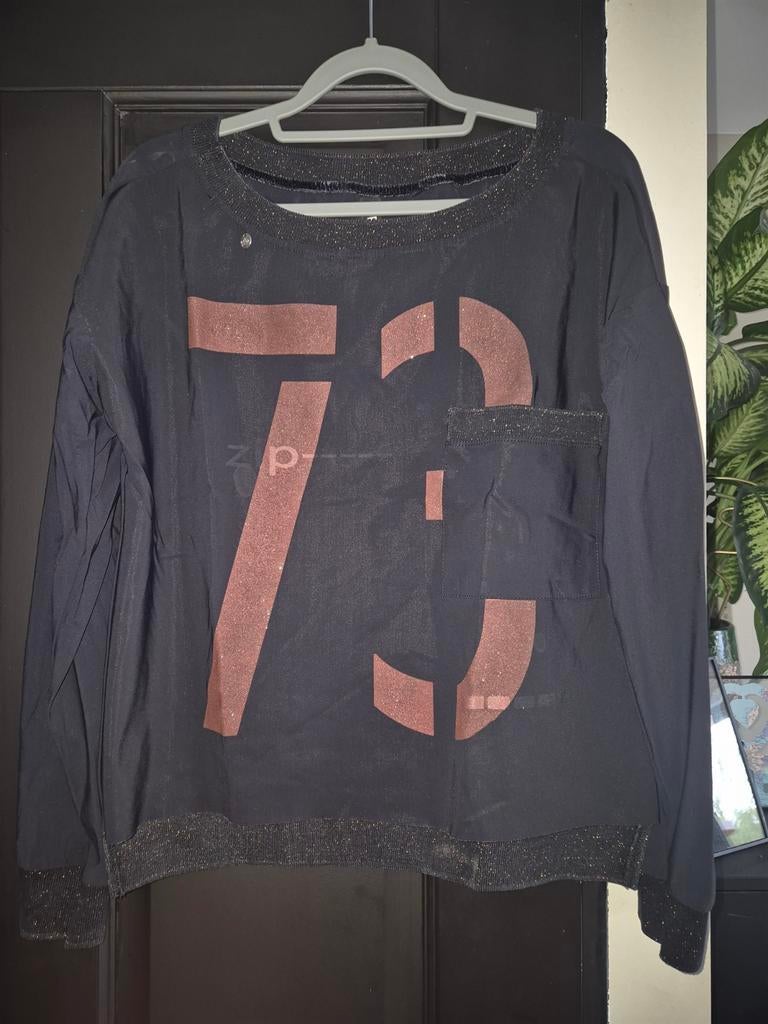 Prachtig Zip73 shirt maat M zwart, Maat 38/40 (M), Zwart, Zip73, Ophalen of Verzenden