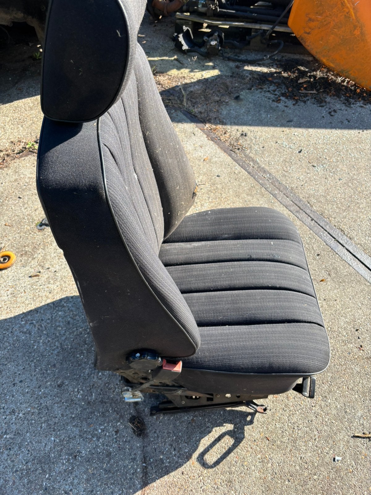 Stoel links, mercedes w124 zwart 1985/88, Auto-onderdelen, Ophalen of Verzenden, Gebruikt, Mercedes-Benz