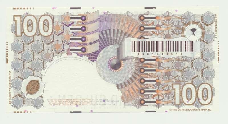 Nederland 100 Gulden 1992 Steenuil