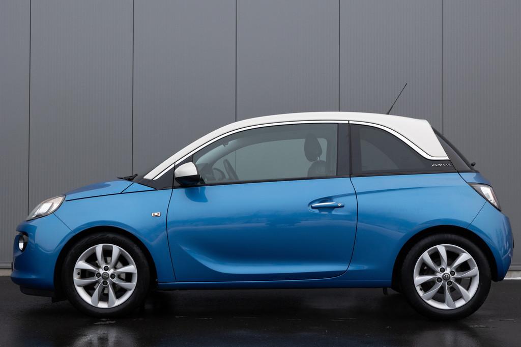 Opel ADAM 1.2 Jam | CRUISE | AIRCO (bj 2014), Voorwielaandrijving, Euro 5, Zwart, 4 cilinders