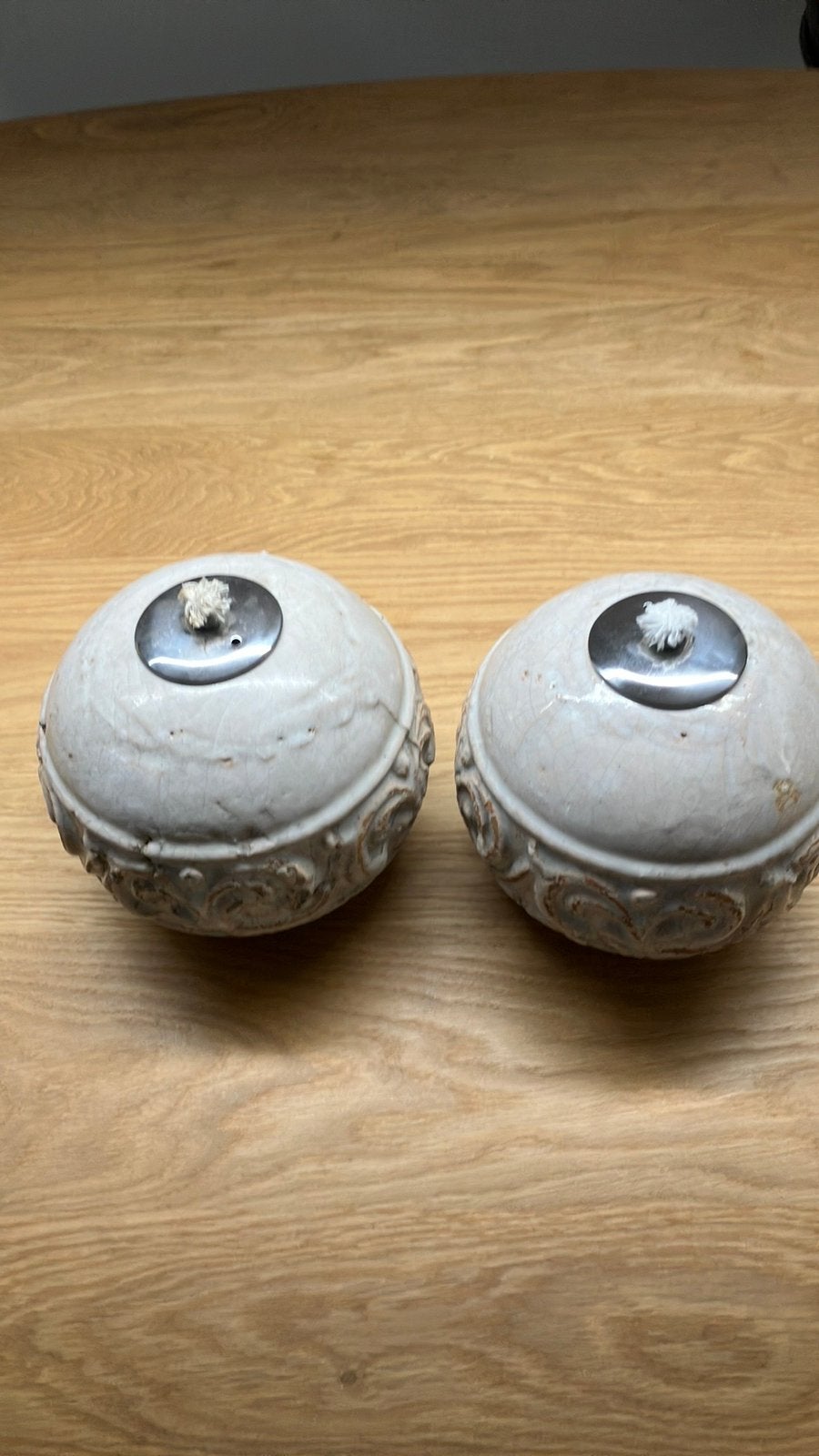 Olie lamp.2stks, Ophalen, Zo goed als nieuw