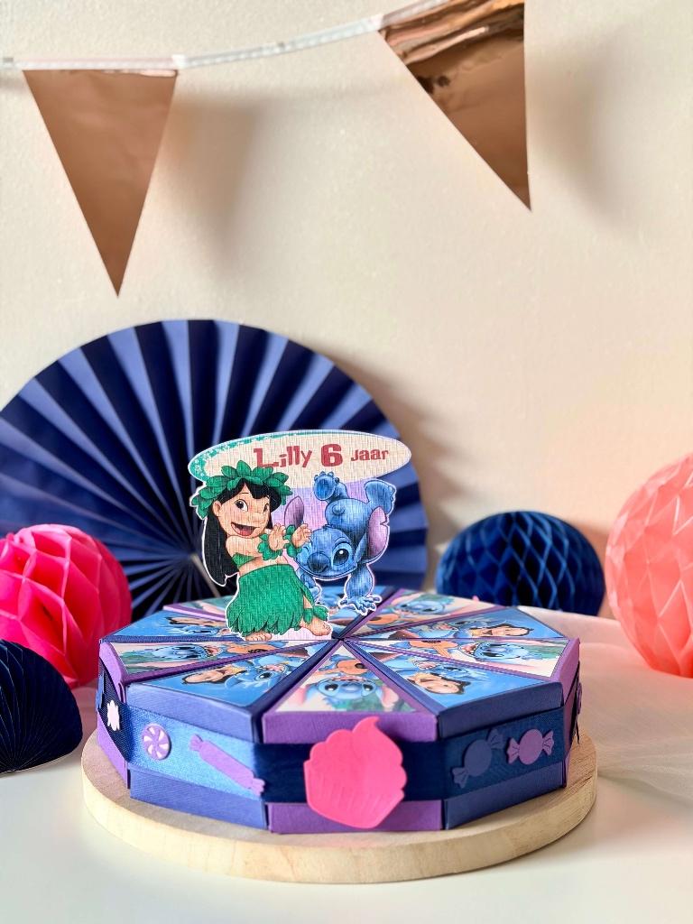 Traktatie taart Lilo & Stitch – vrolijk en tropisch!, Hobby en Vrije tijd, Feestartikelen, Ophalen of Verzenden, Nieuw, Feestartikel