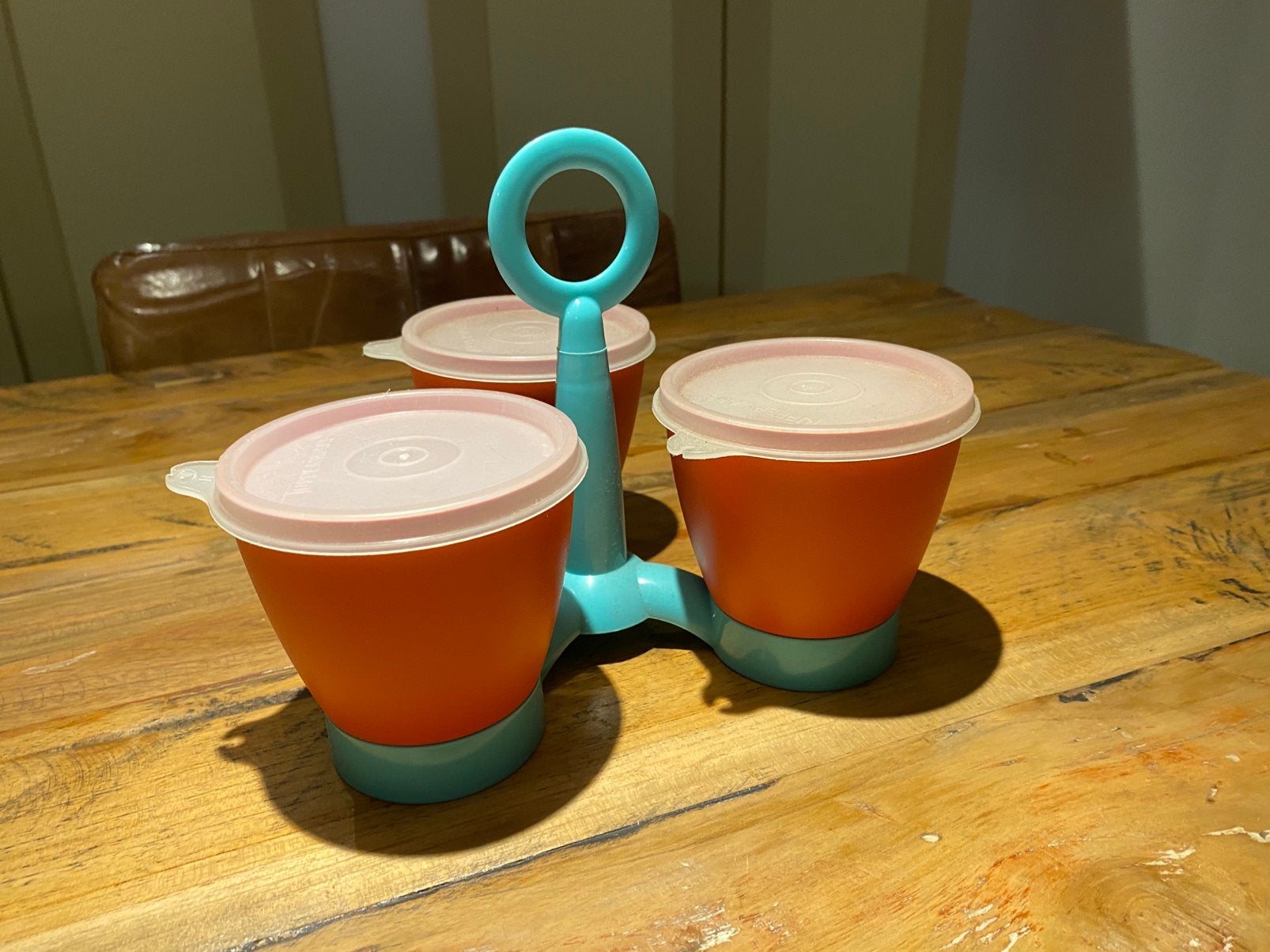 Tupperware trio bakjes, Ophalen of Verzenden, Zo goed als nieuw, Bak of Kom