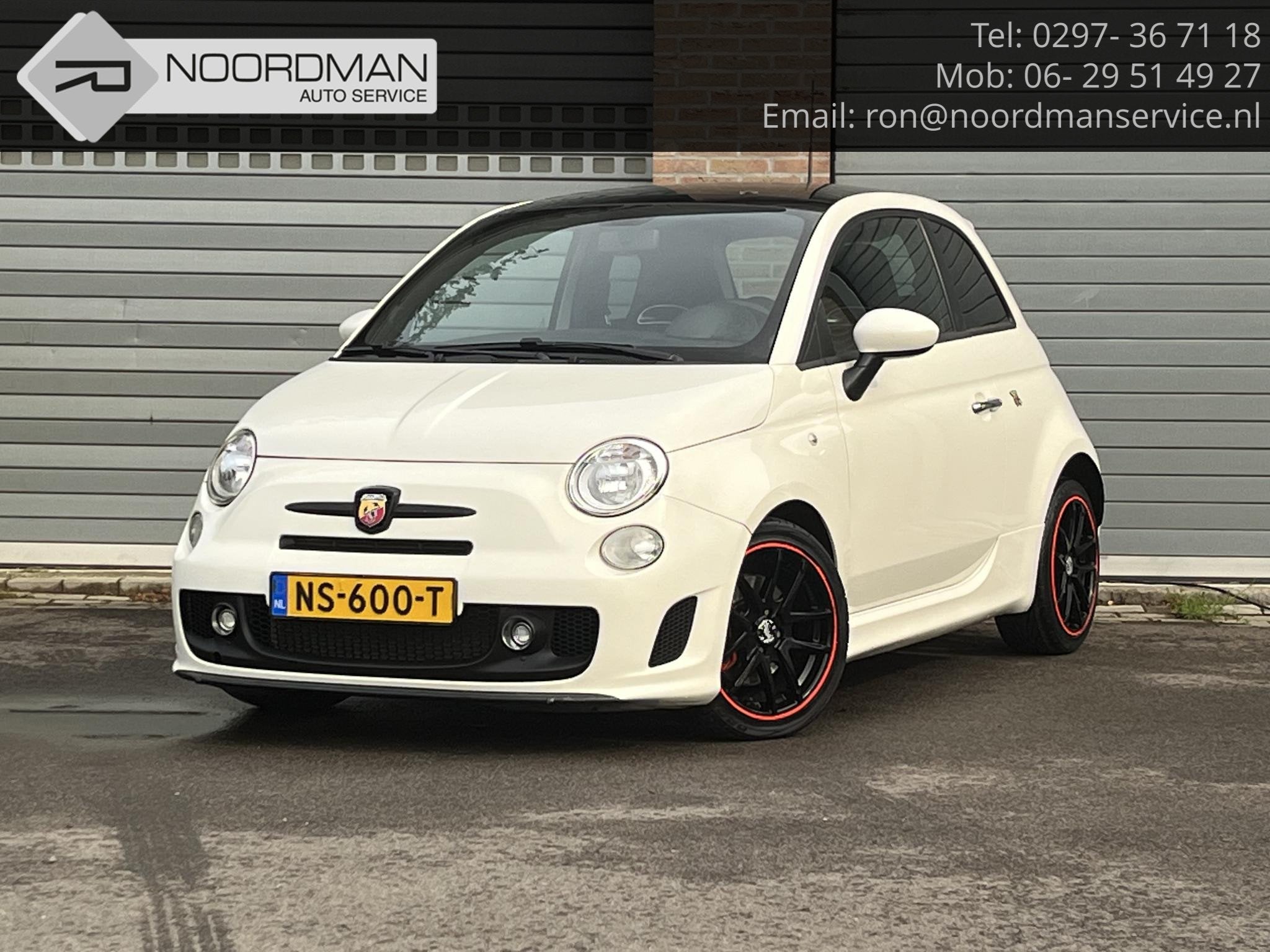 Fiat 500 1.4-16V Abarth, Voorwielaandrijving, Euro 5, Gebruikt, Wit