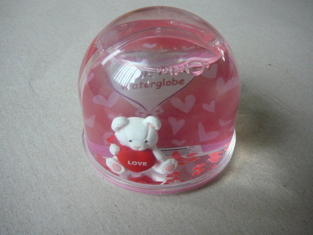 double photo water globe, Ophalen of Verzenden