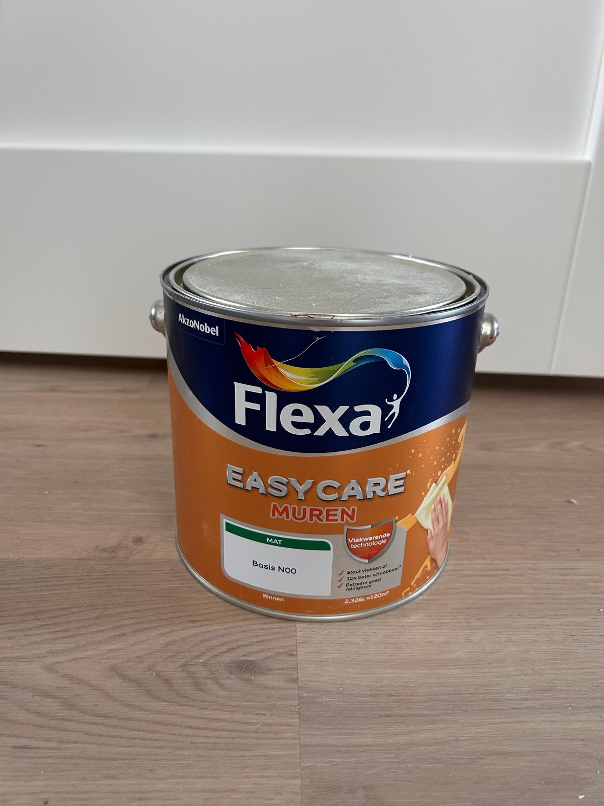 Flexa Easycare Muurverf Mat - GN040-03 , 2.5L, Beige, Nieuw, Ophalen of Verzenden, Verf