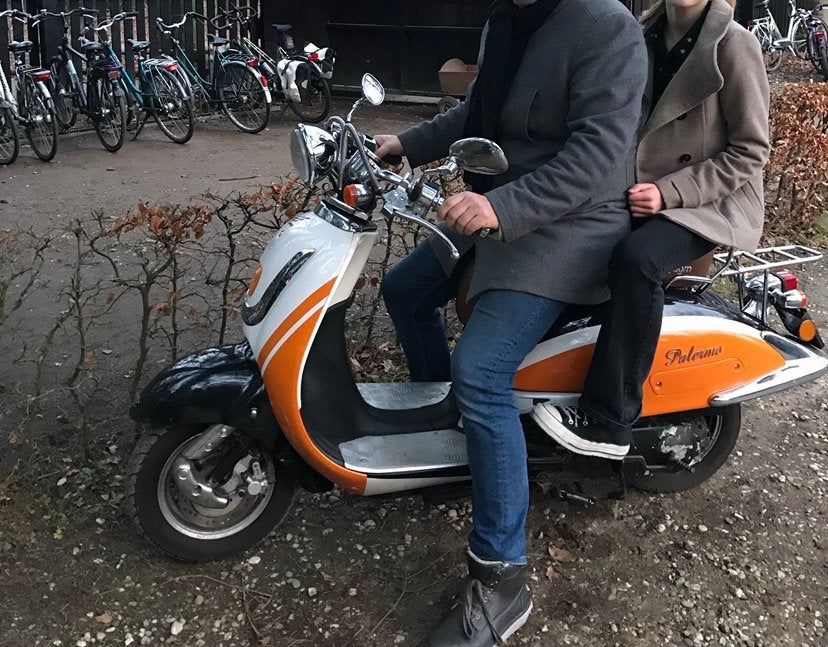 Retro Benzhou 50 paloma scooter, Ophalen, Zo goed als nieuw, Benzine, Overige merken