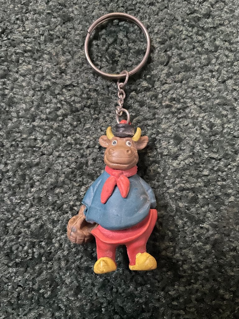 Boer Os uit Betuwe Flipje 1966 sleutelhanger, Ophalen of Verzenden, Zo goed als nieuw