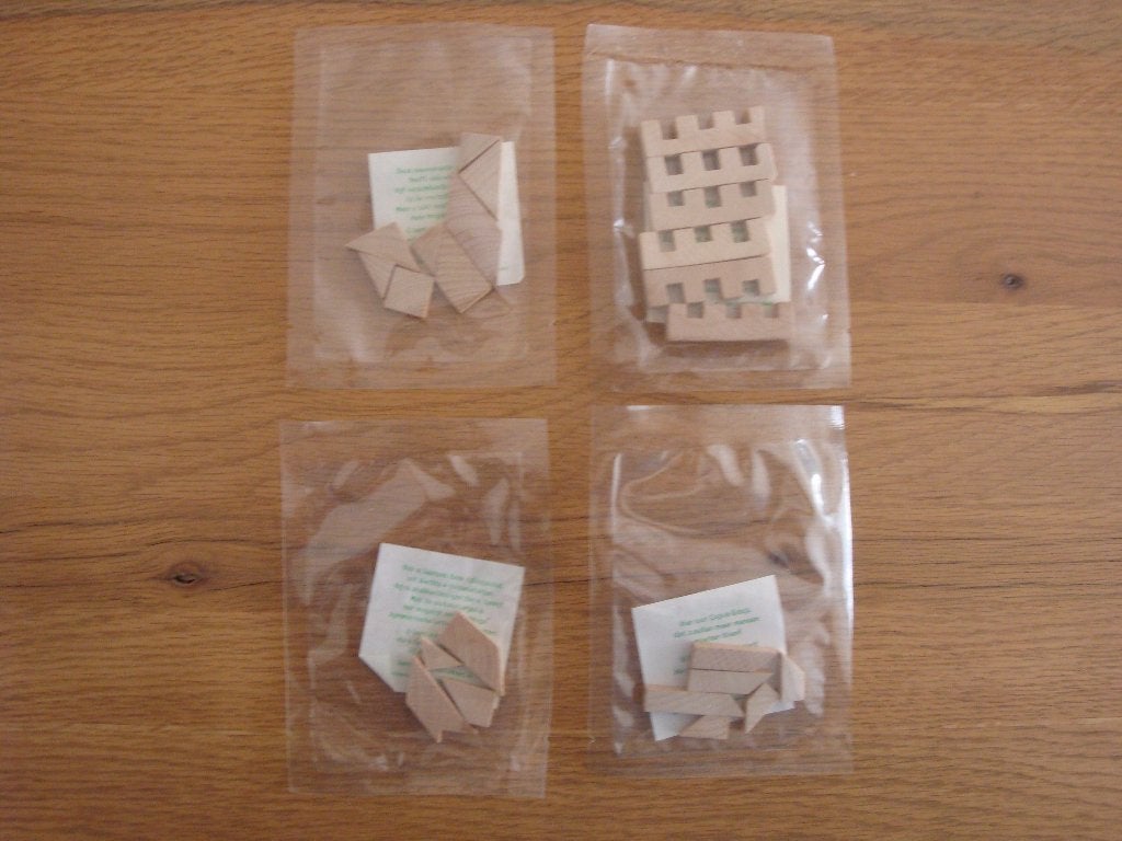 Houten spelletjes denkspelletjes denkspelletje nieuw, Ophalen of Verzenden, Minder dan 500 stukjes, Nieuw, Overige typen