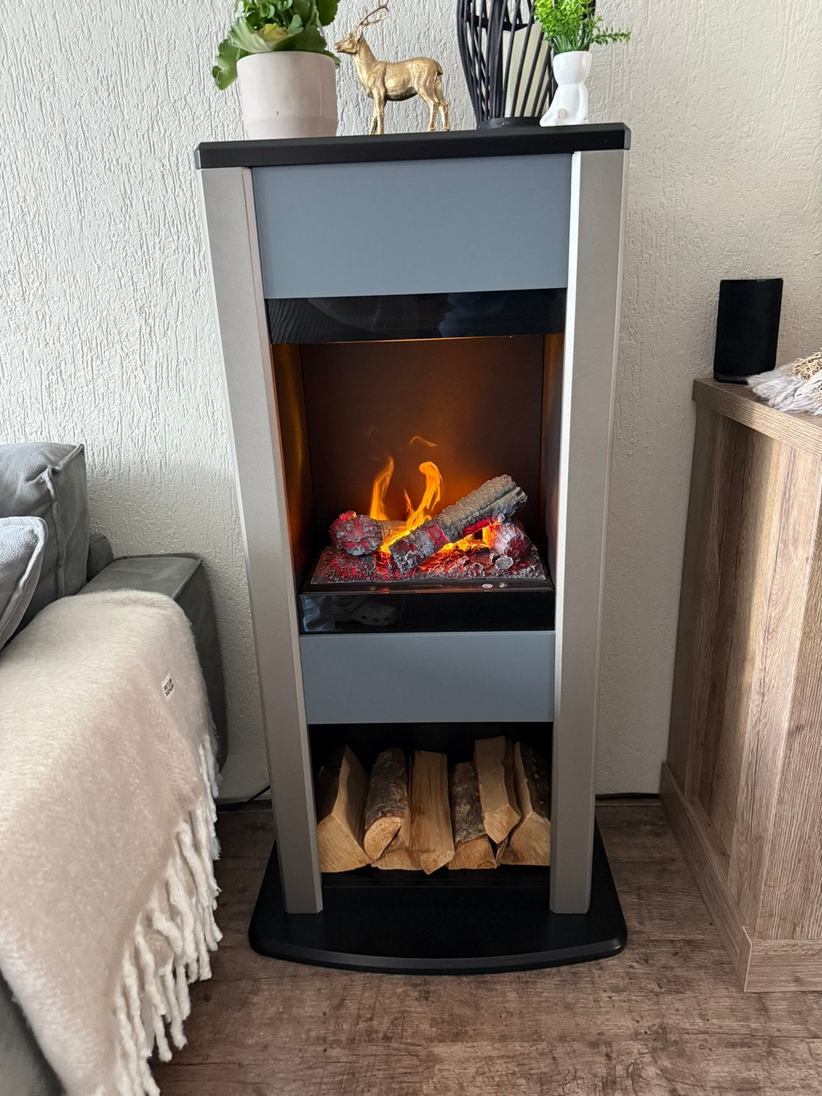 Dimplex sfeerhaard, Ophalen, Zo goed als nieuw, Vrijstaande haard, Elektrische haard