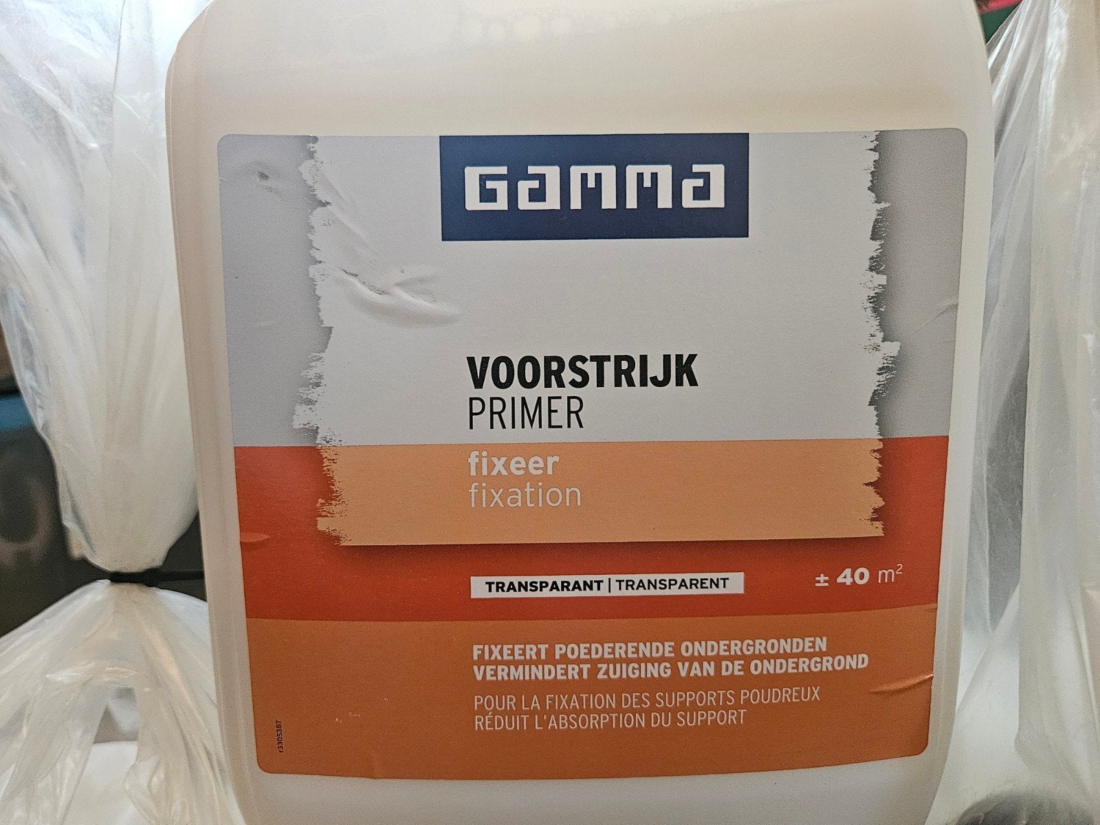 Gamma Voorstrijk Fixeer 5 Liter - Nieuw, 20 liter of meer, Ophalen, Nieuw, Verf