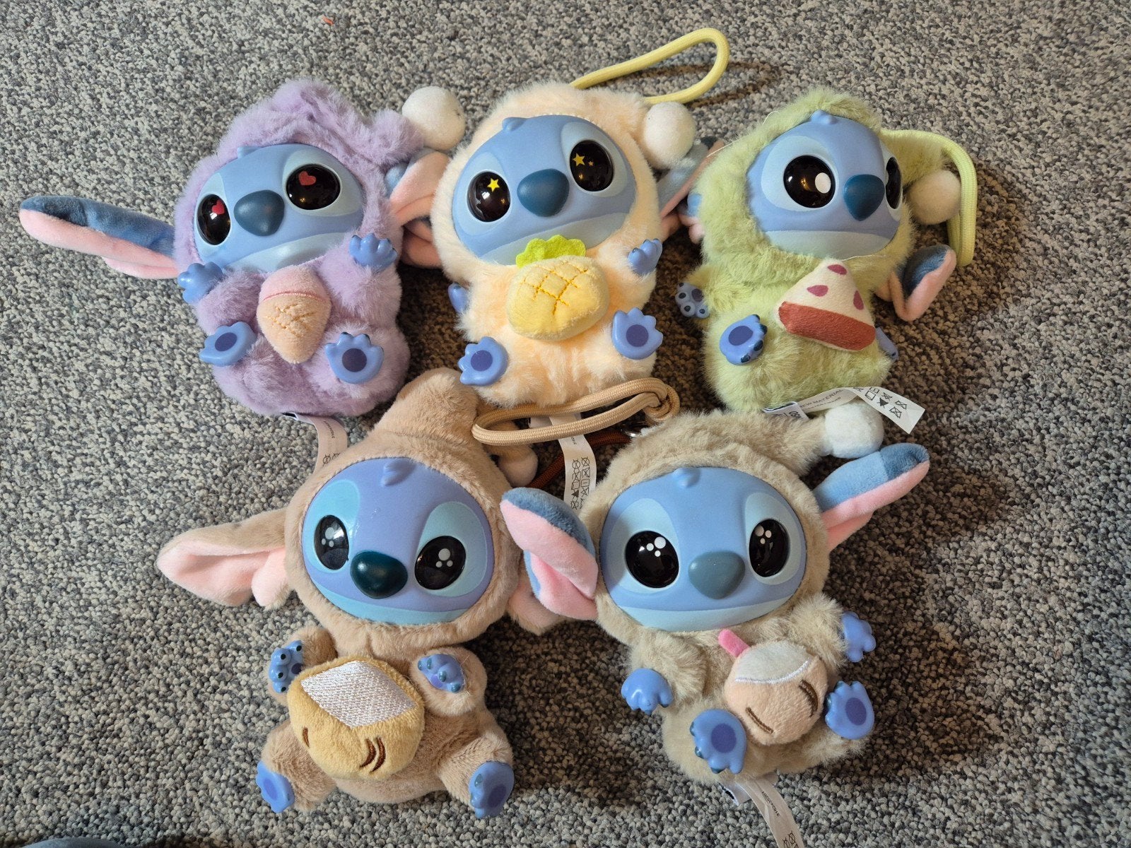 Disney Miniso Stitch Knuffels - Set van 5, Kinderen en Baby's, Speelgoed | Knuffels en Pluche, Disney, Disney, Overige typen, Ophalen of Verzenden