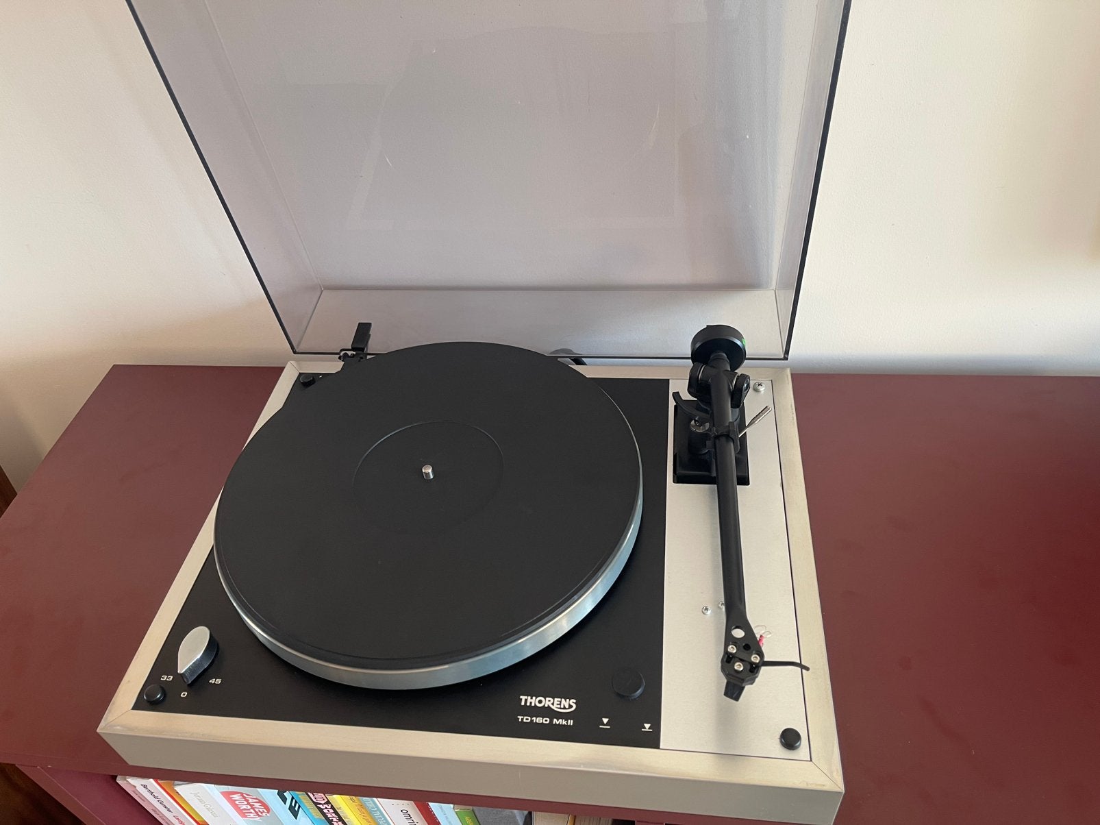 Thorens TD 160 mk2 - grote upgrades! Rega vd hul wbt lees!, Ophalen, Zo goed als nieuw, Platenspeler, Thorens