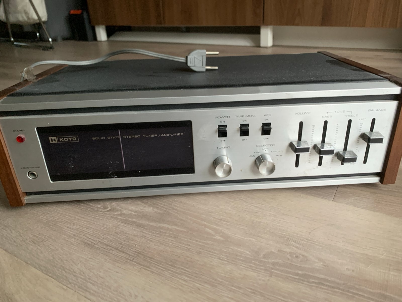 Koyo FS-800 Solid State Stereo Tuner/Versterker, Gebruikt, Ophalen, Overige merken, Minder dan 60 watt