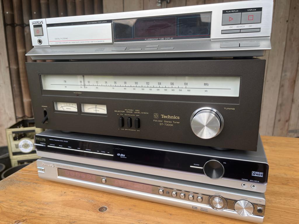 Philips CD471, Technics ST-7300K, Ophalen, Philips, Gebruikt, Cassettedeck