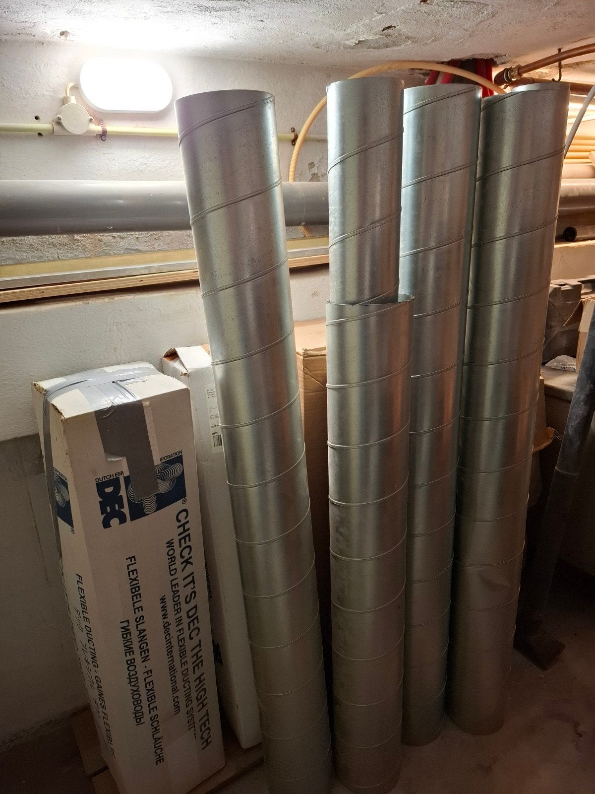WTW Ventilatie: Spirobuizen, Koppelingen, Flexibele buis, Doe-het-zelf en Verbouw, Ventilatie en Afzuiging, Ophalen, Ventilator en Afzuiger