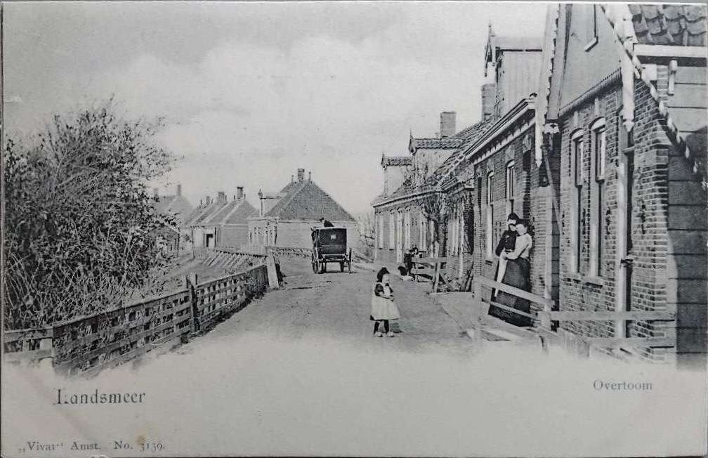 Landsmeer (Overtoom) – ca. 1902 – Noord-Holland, Verzenden, Voor 1920, Ongelopen, Noord-Holland