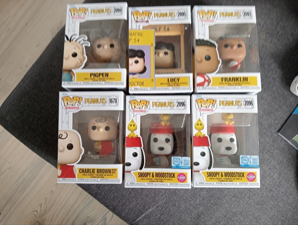 Peanuts Funko Pop! Set - Mint Conditie, Verzamelen, Poppetjes en Figuurtjes, Ophalen of Verzenden, Zo goed als nieuw