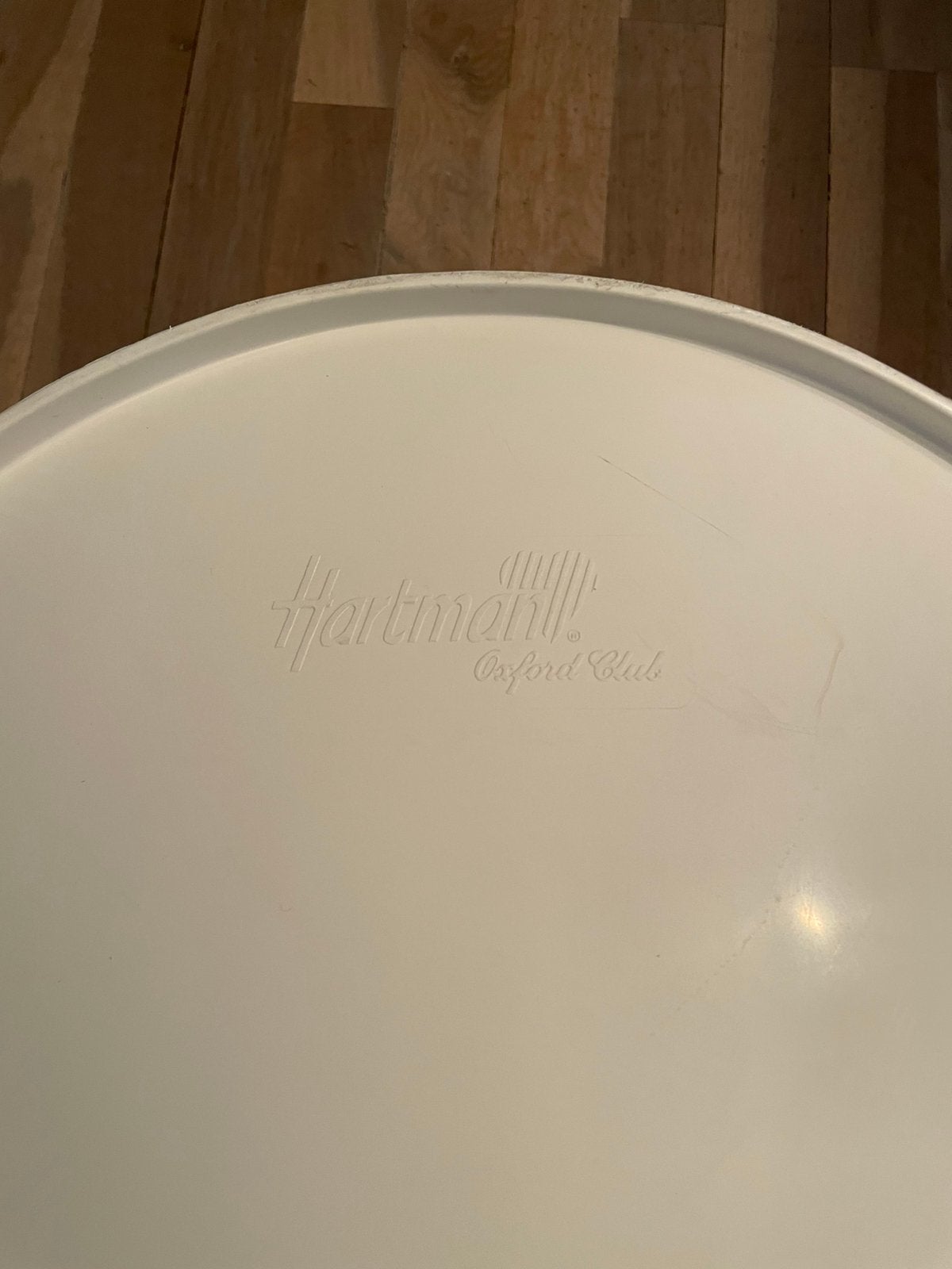 4 witte Tuinstoelen. Hartman Oxford Club, Tuin en Terras, Tuinstoelen, Ophalen, Gebruikt, Plastic, Stapelbaar