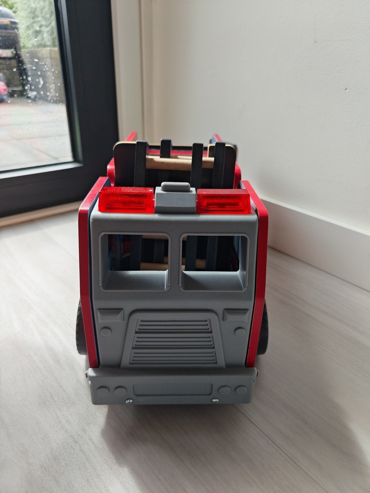 KidKraft Brandweerkazerne Speelset - Houten Brandweerwagen, Ophalen, Gebruikt, Jongen of Meisje