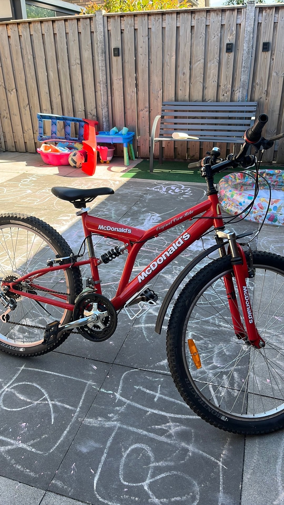 Full suspension mountain bike customized, Ophalen, Zo goed als nieuw, Aluminium, 24 inch of meer