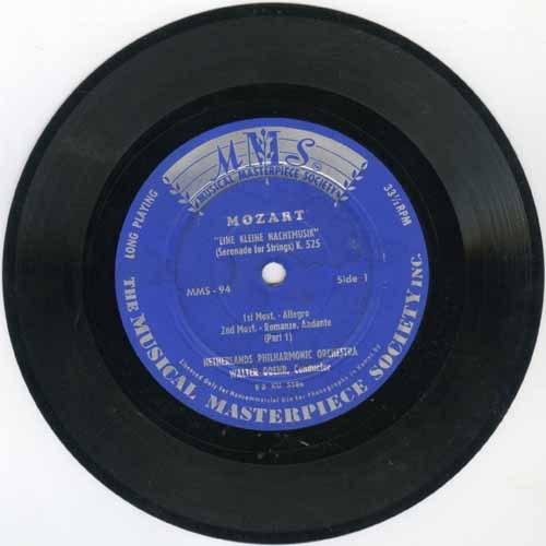 Mozart Eine Kleine Nachtmusik, Cd's en Dvd's, Vinyl Singles, 7 inch, Ophalen of Verzenden, Zo goed als nieuw, EP