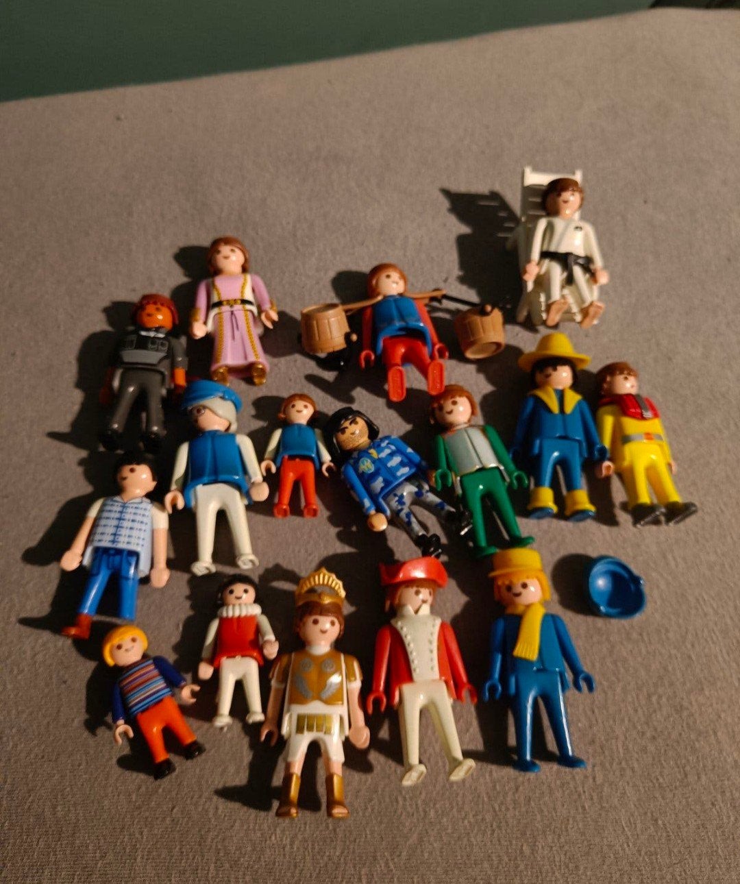 collectie playmobil poppetjes, coaching/familie opstelling, Ophalen of Verzenden, Zo goed als nieuw, Losse onderdelen, Figuren