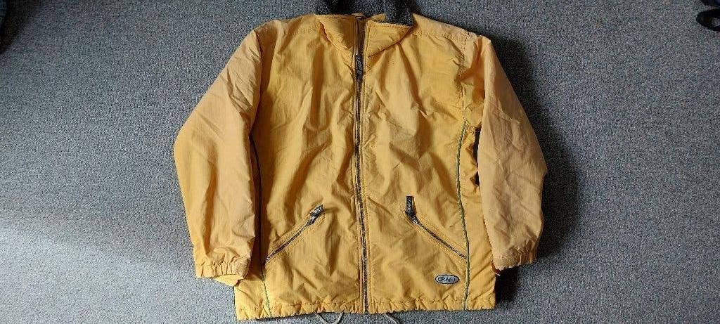 Winterjas Merk Craft,maat S,kleur geel met ritssteekzakken, Maat 38/40 (M), Graft, Geel, Ophalen of Verzenden