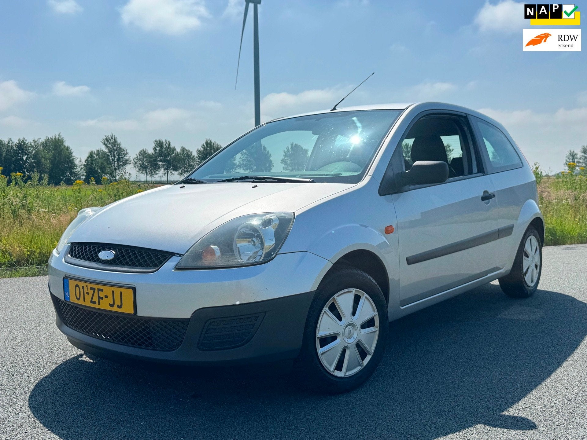 Ford Fiesta 1.3-8V Cool & Sound APK Trekhaak NAP, 1299 cc, 4 cilinders, Origineel Nederlands, Bedrijf