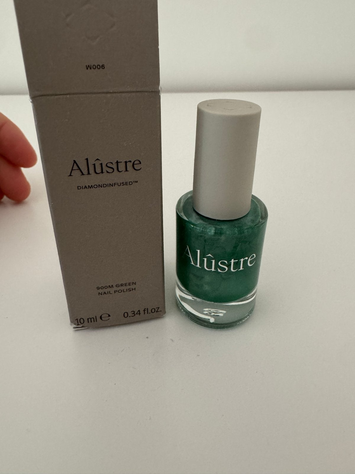 Alûstre Diamondinfused Nagellak 900M Green 10ml, Ophalen of Verzenden, Nieuw, Overige typen