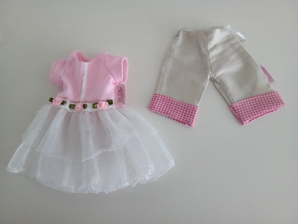 Madeleine Ballerina jurkje en broek met omslag (SIMBA TOYS), Verzamelen, Poppen, Ophalen of Verzenden, Zo goed als nieuw, Kleertjes