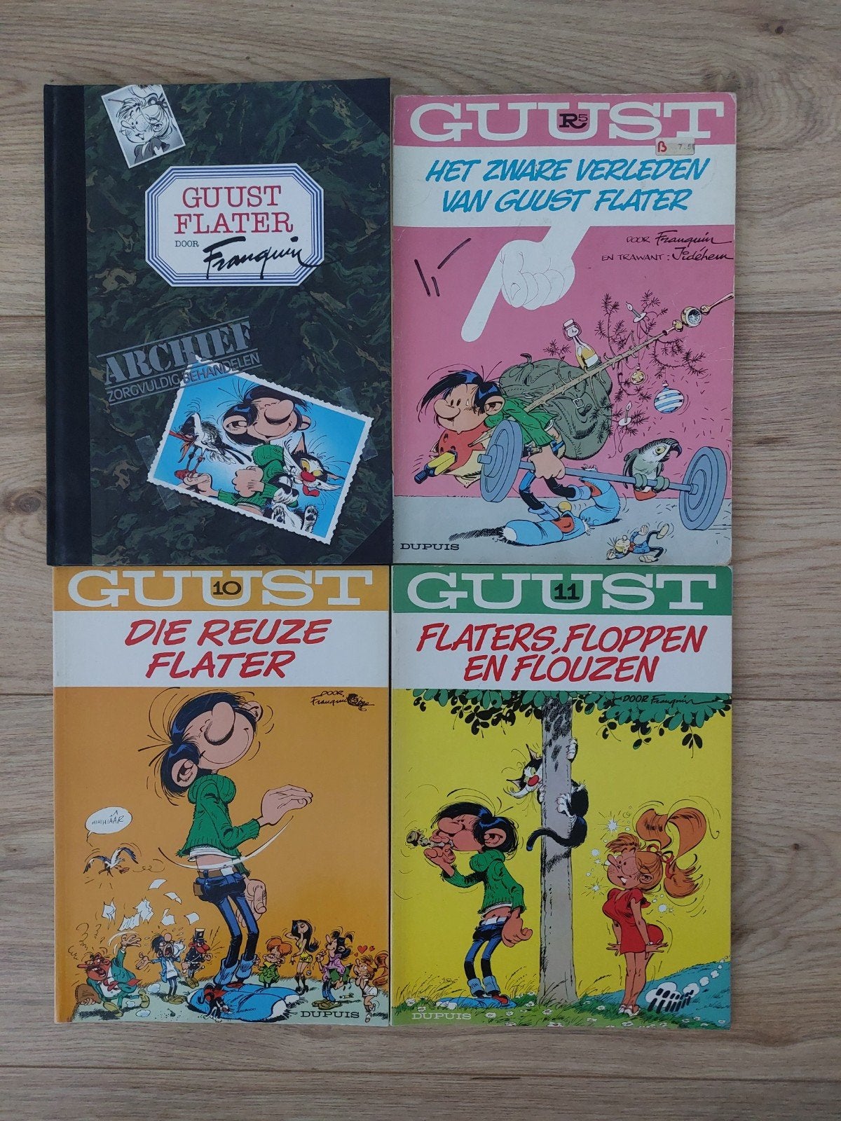 GUUST FLATER boeken strips stripboeken 4 stuks, Ophalen of Verzenden
