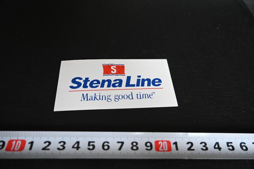sticker STENA LINE  Making good time, Verzamelen, Ophalen, Zo goed als nieuw