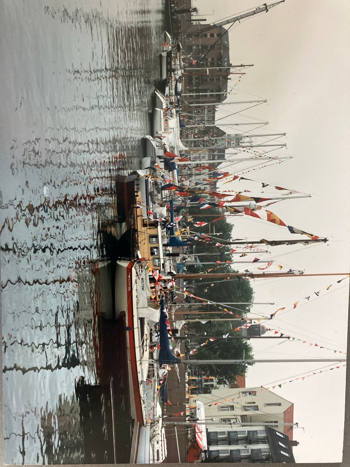 Grote foto 20x27cm Jachthaven Vlissingen, Gebruikt, Verzenden, 1980 tot heden, Foto