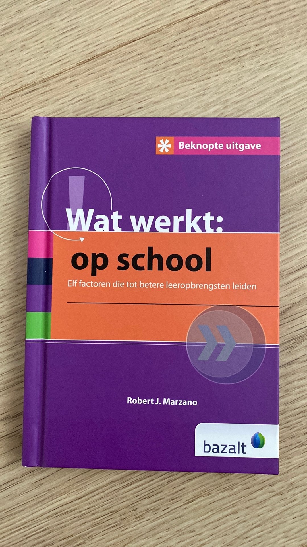 Robert J. Marzano - Wat werkt op school, Boeken, Overige vakken, Nieuw, Ophalen of Verzenden, Robert J. Marzano
