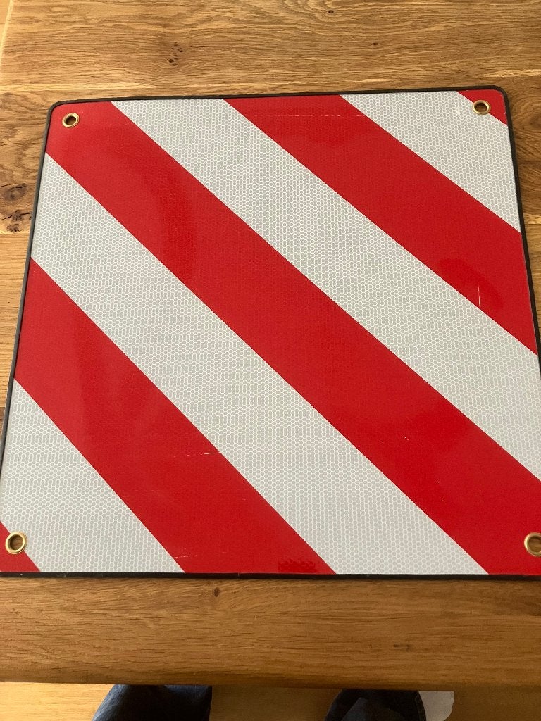 Markeringsbord - Veiligheidsbord Italië, Ophalen, Gebruikt