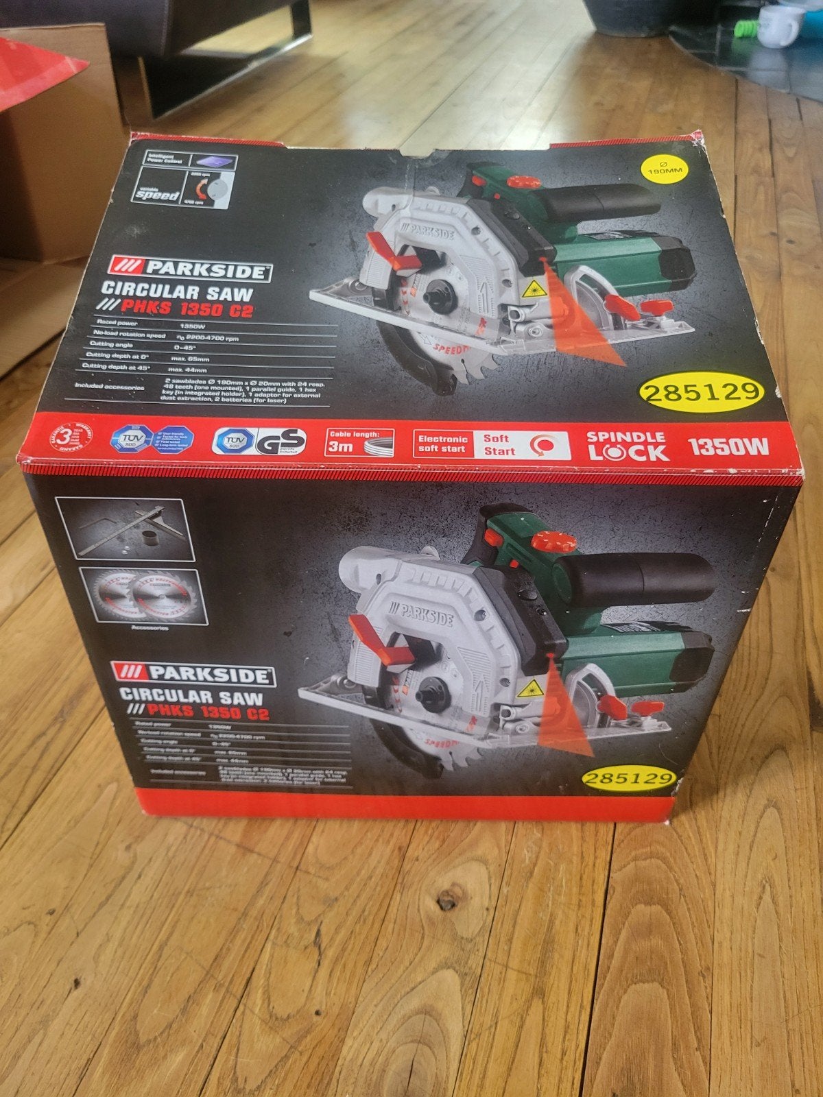 Parkside Cirkelzaag PHKS 1350 C2 - Nieuw in doos, Ophalen of Verzenden