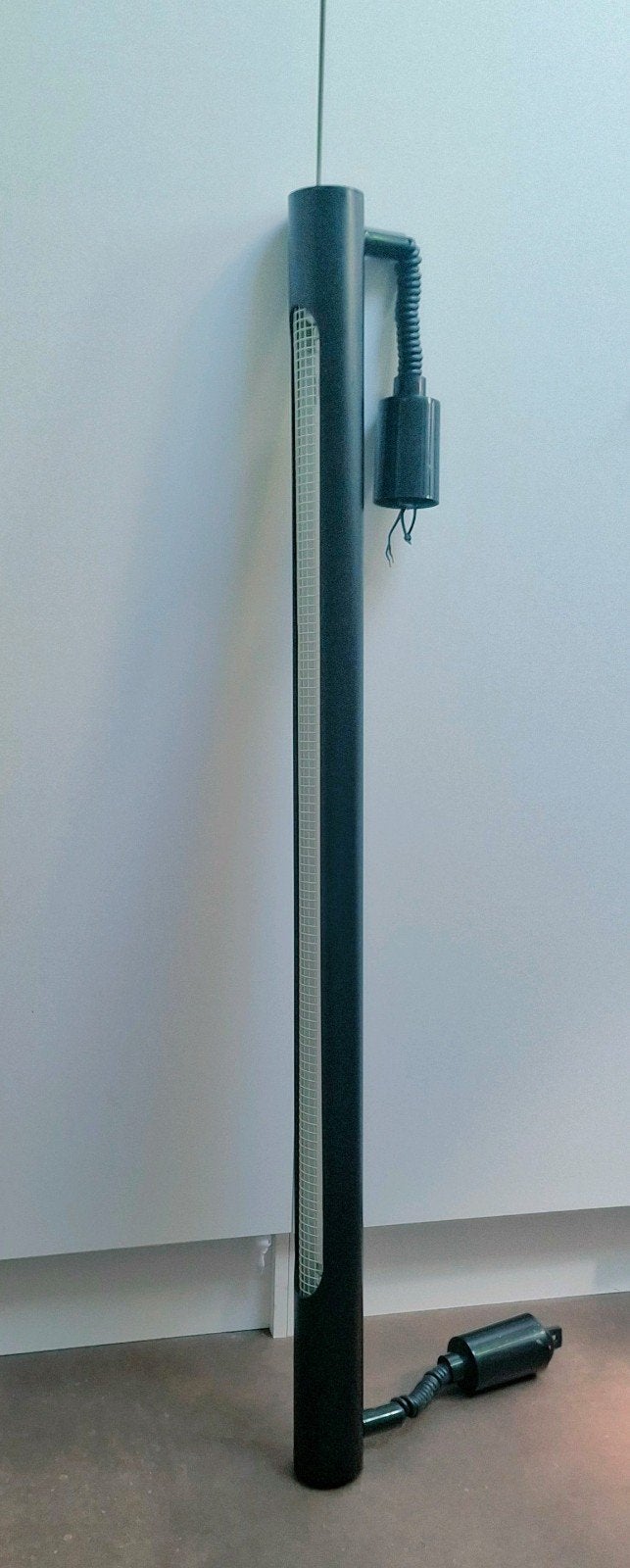 Zwarte vintage Massive Tubelight., Ophalen of Verzenden