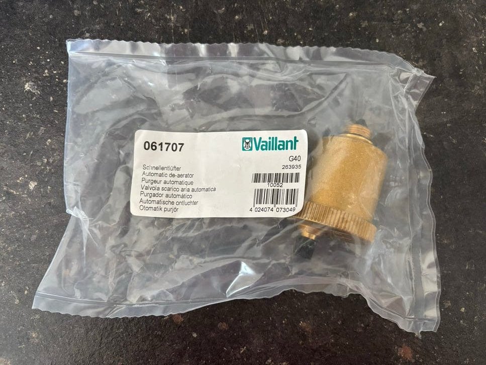 Vaillant Automatische Ontluchter 061707, Minder dan 30 cm, Overige typen, Nieuw, Minder dan 60 cm